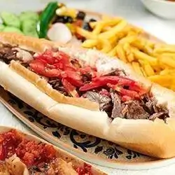 Meat Gass Sandwich In French Bun