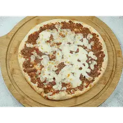 Sliced Meat Manousheh with Cheese