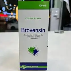 Brovensin Cough Syrup 100ml WORLD MEDICINE  bromhexine/terbutaline/guaifenesin