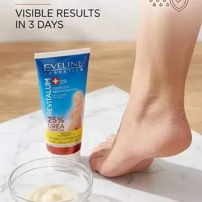 Eveline Revitalum 25% Urea complex Cream-Compress 8 in 1 for Cracked Heels 75ml