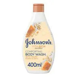 Johnson's B/wash Honey&oat 400ml