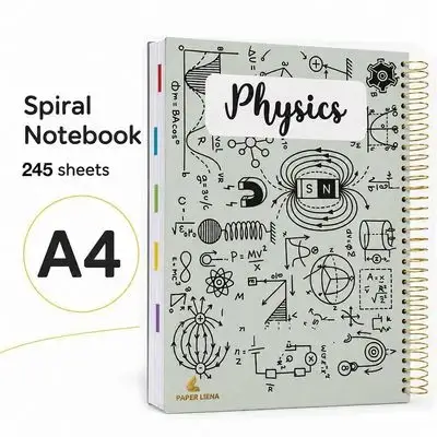 Physics notebook 'A4 SIZE '245 SHEETS