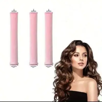 3pcs Heatless Hair Curler No Heat Hair Rollers Slouchy Curling Rod Headband Soft Curls