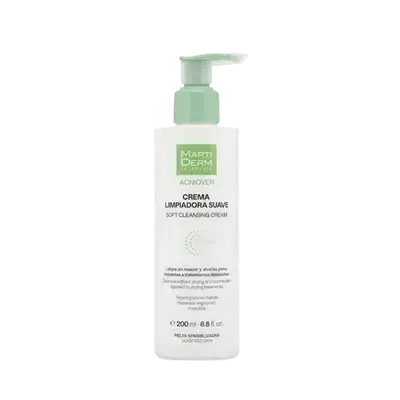 ACNIOVER Soft Cleansing Cream For Skin Exposed To Drying Treatments 200ml _ MARTIDERM