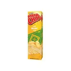 Mega Chips Salt Flavor Potato Chips, 100g
