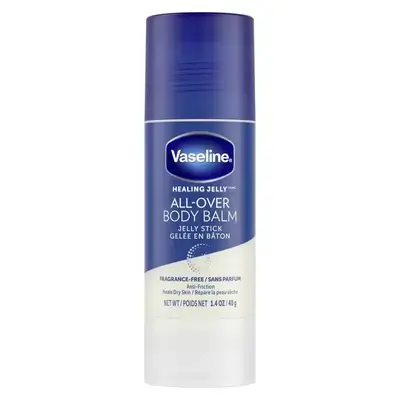 Vaseline All-Over Body Balm Stick Unscented - 1.4oz: Smoothing, For Combination, Sensitive, Dry Skin, Tube Format