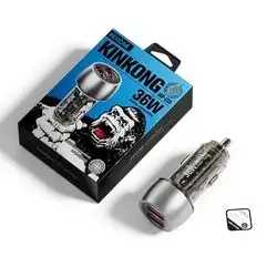 36W car charger 2 USB