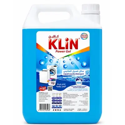 Klin Power Gel Liquid Laundry Detergent Blue 4750g