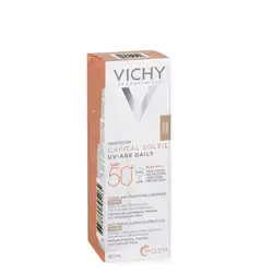 vichy mask and Capital Soleil UV-Age Daily SPF 50+
