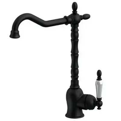 Gpd Retro Monoblock Sink Black Armature