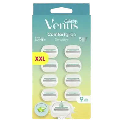 Gillette Venus Comfortglide Sensitive XXL 9 Pcs