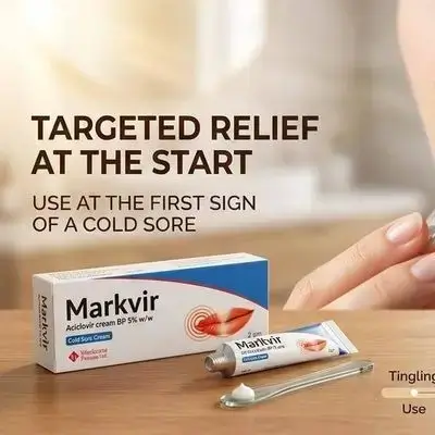 Markvir Aciclovir Cream BP 5% w/w – 2 g