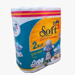 Cleans Soft Kitchen Roll 2