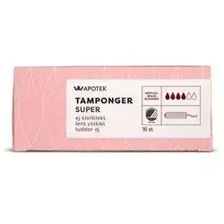 Kronans Apotek Tampons Super Tampon, 16 pcs