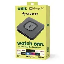 WATCH ONN 4K STREAMING BOX