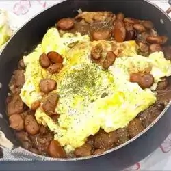 Beans with Fat Oil