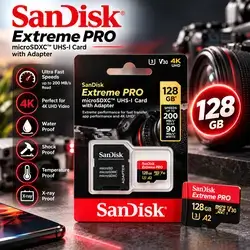 SANDISK EXTREME PRO MICRO SD 128GB