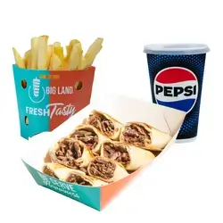 Beef Shawarma Saj Combo