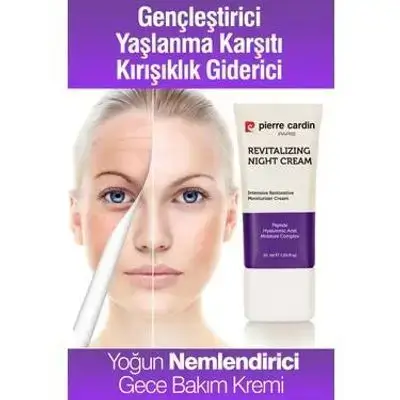 Pierre Cardin Rejuvenating, Anti-Aging and Anti-Wrinkle Moisturizing Intensive Night Care Cream 50 ml