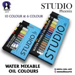 Water Mixable Oil Colour 6colors-STUDIO