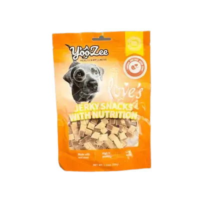 YooZee Love's Jerky Snacks With Nutrition Chicken and Fish Sushi Cube 100g
