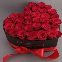 Heart Shaped Box Of Fower