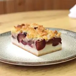 Plum Crumble Cake