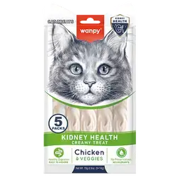 WANPY Kidney Care Creamy Treat Chicken & Veggies For Cat 14g*5tubes