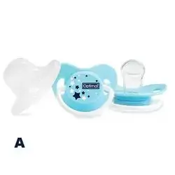 Orthodontic Silicone Pacifier (+0) - Blue