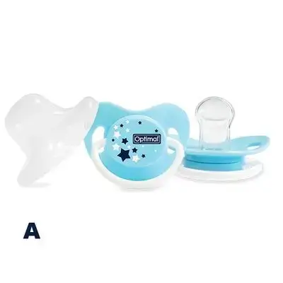 Orthodontic Silicone Pacifier (+0) - Blue