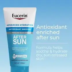 Eucerin Advanced Hydration After Sun Lotion for Face and Body, Enriched with Antioxidants