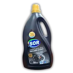 Black Laundry Detergent Liquid, 3 Liters