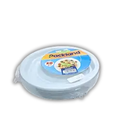 Backland plastic plate, 20 pieces