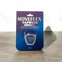 Moveflex vaporub instant relif decongestant.cough suppressant