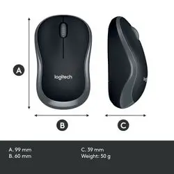 Logitec wireless mouse m185 - Original