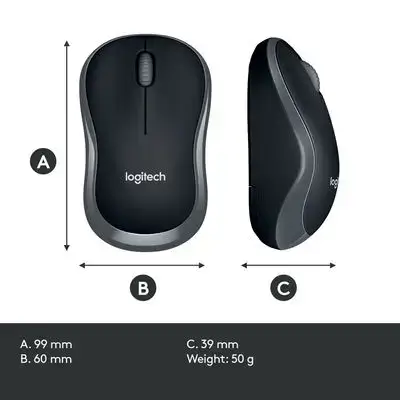 Logitec wireless mouse m185 - Original