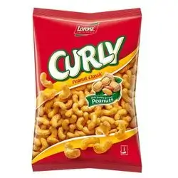 Lorenz Curly Peanut Classic Puffed Corn 120g