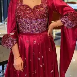 Kurdish Shirt With Slices Satin Fabric