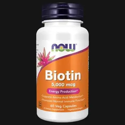 Biotin 5,000 mcg Veg Capsules