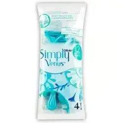 Gillette Simply Venus 2-Blade Disposable Razors, 4 pcs