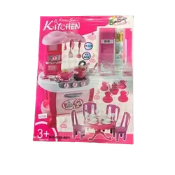 Kitchen Toy Set Pink 4-in-1 (65 pcs)