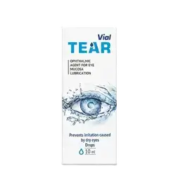 Tear Vial Ophthalmic Agent for Eye Mucosa Lubrication 10ml _ Farmak