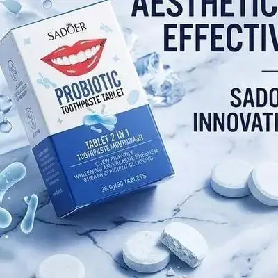 Sadoer Probiotic Toothpaste Tablet (30 Tablets)