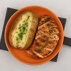 Baked Potato with Chicken