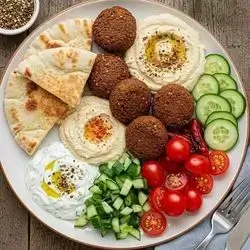 VIP Tray Of Falafel & Vegetables