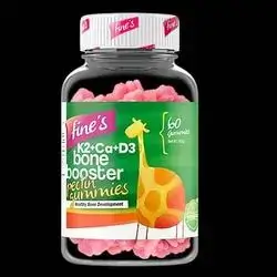 Fine's K2+Ca+D3 Bone Booster 60 Gummies