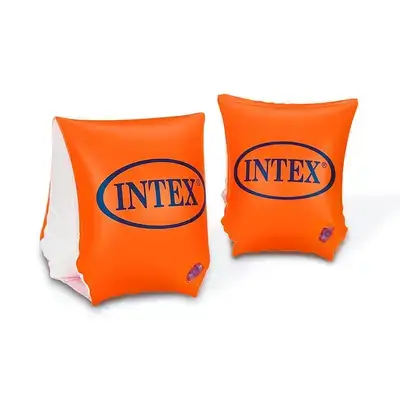 Intex Deluxe Inflatable Kids Swimming Arm Bands (23cm x 15cm)