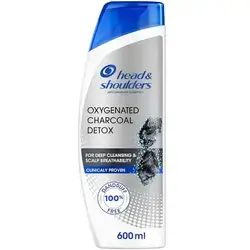 Head & Shoulders Anti-Dandruff Shampoo, Oxygenated Charcoal Detox, 600 ml