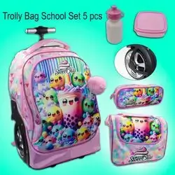 Trolley Bag School Set 5pcs