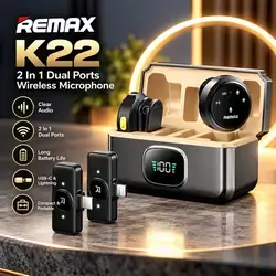 REMAX 2 IN 1 DUAL PORTS MICROPHONE K22